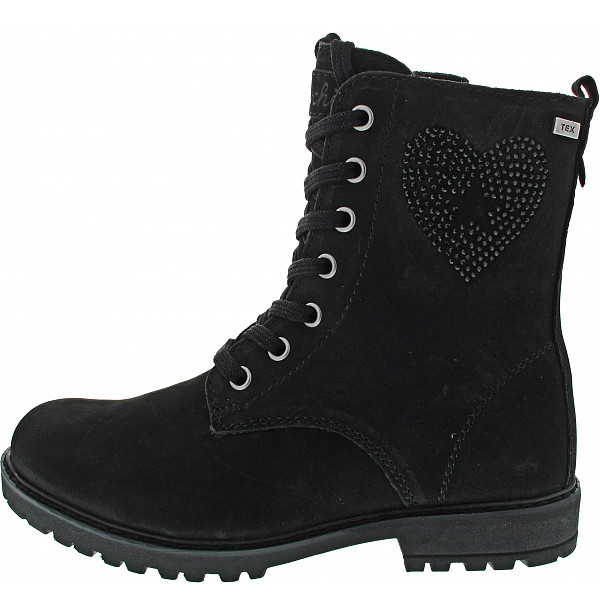 Lurchi Ida-Tex Schnürstiefel black