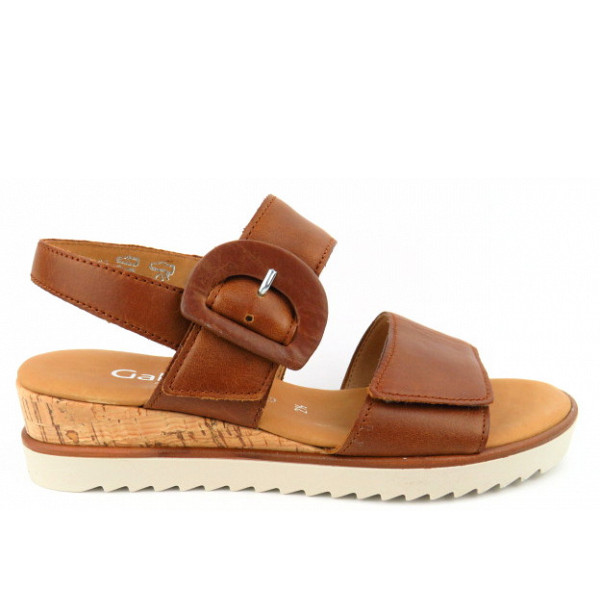 Gabor Vacchetta camel Kork Sandale camel (Kork/creme)