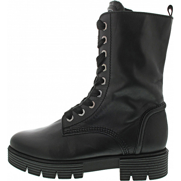 Gabor Comfort Schnürstiefel schwarz (Flausch)