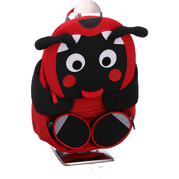 Affenzahn Marienkäfer Rucksack red