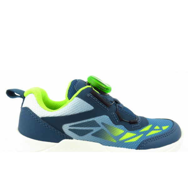 Superfit RUSH BOA Sneaker BLAU/HELLGRÜN