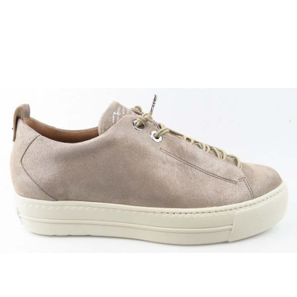 Paul Green Samtziege Met. cachemire Sneaker low Beige Metallic