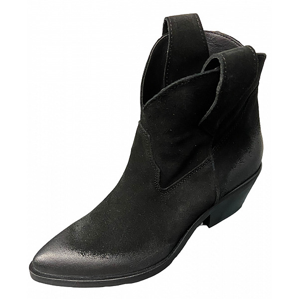 Lazamani Stiefelette schwarz