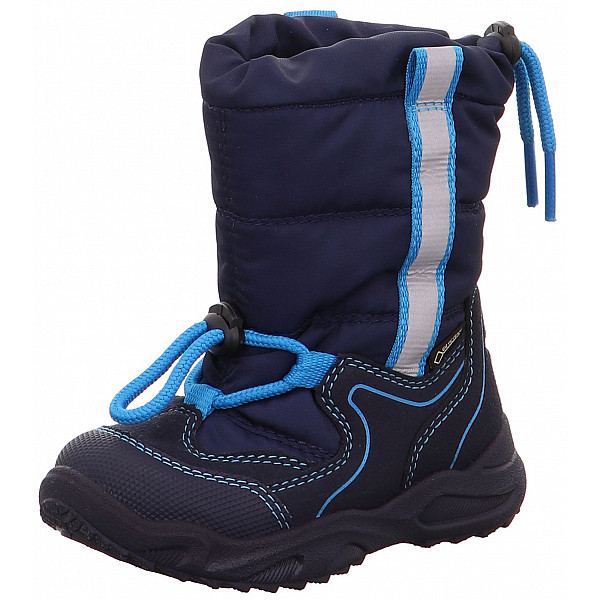 superfit Stiefelette Leder \ GLACIER Stiefel BLAU/BLAU