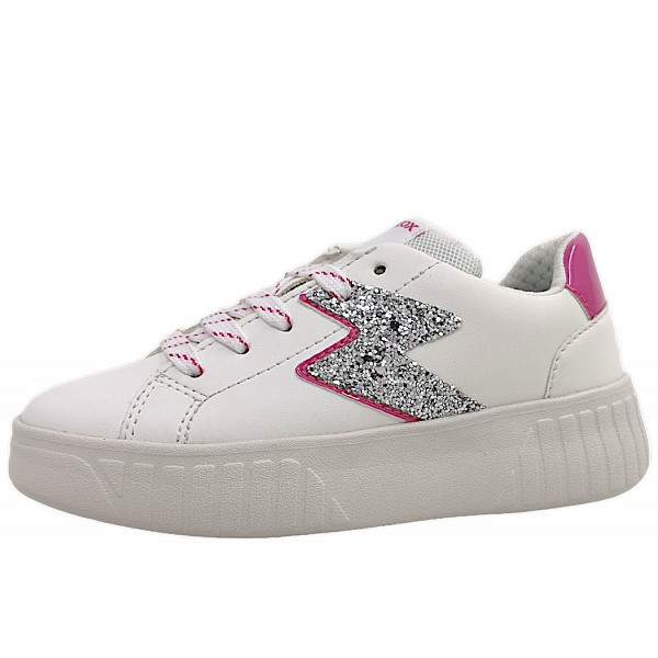 Geox Mikiroshi A Schnürer C0563 white/fuchsia