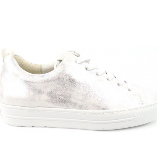 Paul Green Metallic Antik alu Sneaker low Silber