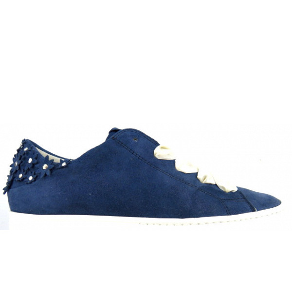 Paul Green Samtziege Metallic space Sneaker low Blau