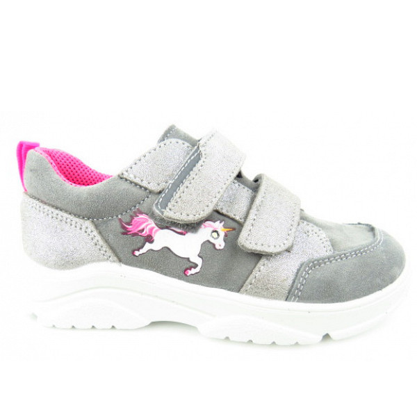 Ricosta ROBI Blink Einhorn Klettschuh graphit