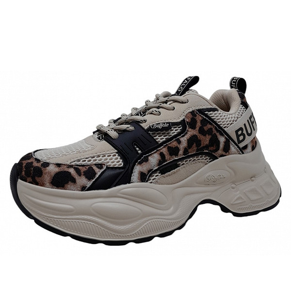 Buffalo PARA Sneaker beige black leo