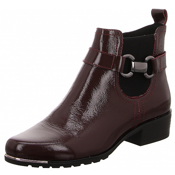 Caprice stiefel Stiefelette dunkelrot