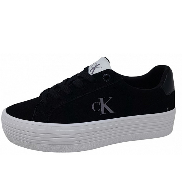 Calvin Klein Vulc Flatform Laceup Sneaker black