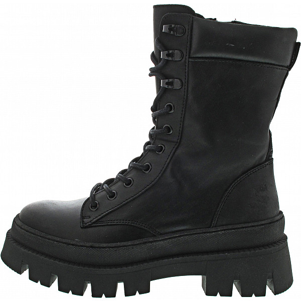 Steve Madden Fezza Schnürstiefel black