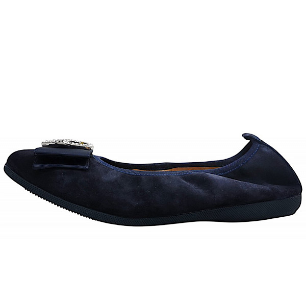 La Ballerina Louisa Argento Ballerina blau/blu camoscio C17