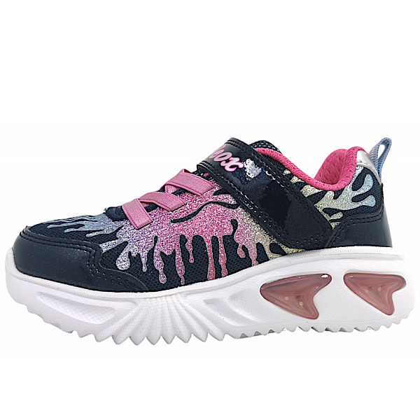 Geox J Assister Girl Klettschuh C4243 Navy/Multicolor