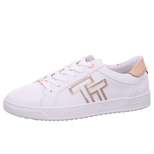 Tom Tailor Sneaker white rosegold