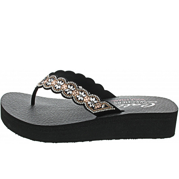 Skechers Vinyasa-Happy Spring Zehentrenner BLK