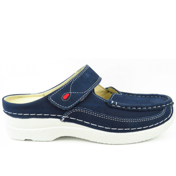 Wolky Roll Slipper Antik denim Clogs blau