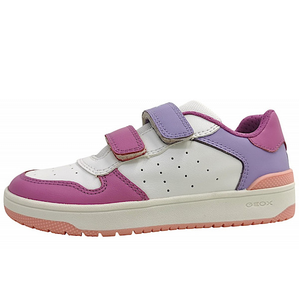 Geox Washiba Klettschuh white/cyclamen C1Z8B
