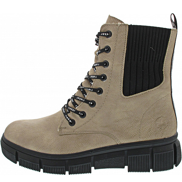 Rieker Schnürstiefelette beige