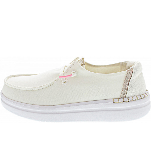 Hey Dude Wendy Rise sportlicher Schnürer spark white