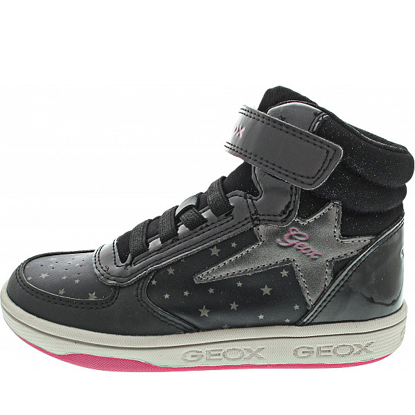 Geox Maltin Sneaker black-fuchsia