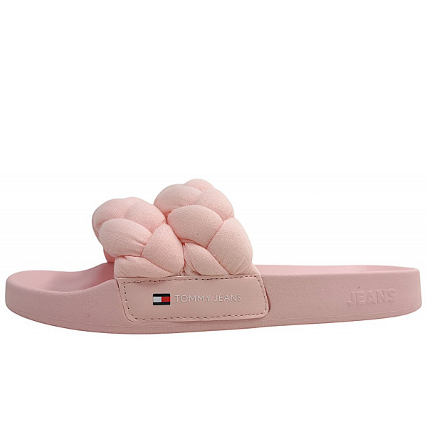 Tommy Hilfiger TJW Braided Slide Pantolette delicate pink TIO