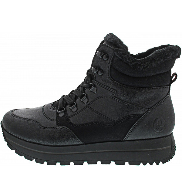 Rieker Schnürstiefelette schwarz