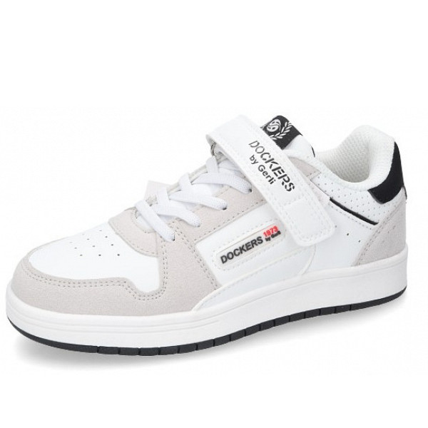 Dockers by Gerli Klettschuhe weiß