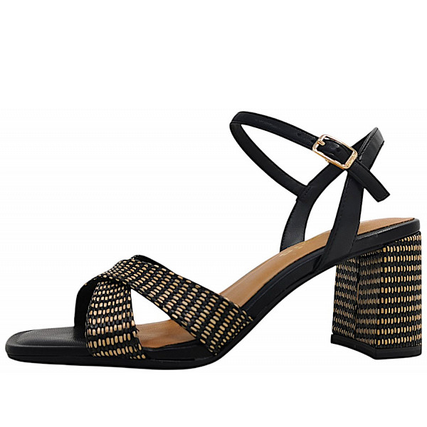 Tamaris Sandalette black comb 098