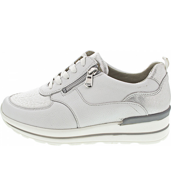 Waldläufer M-Sarah Sneaker low weiss silber