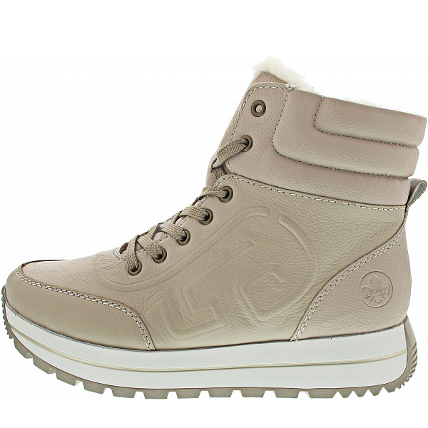 Rieker Schnürstiefelette beige