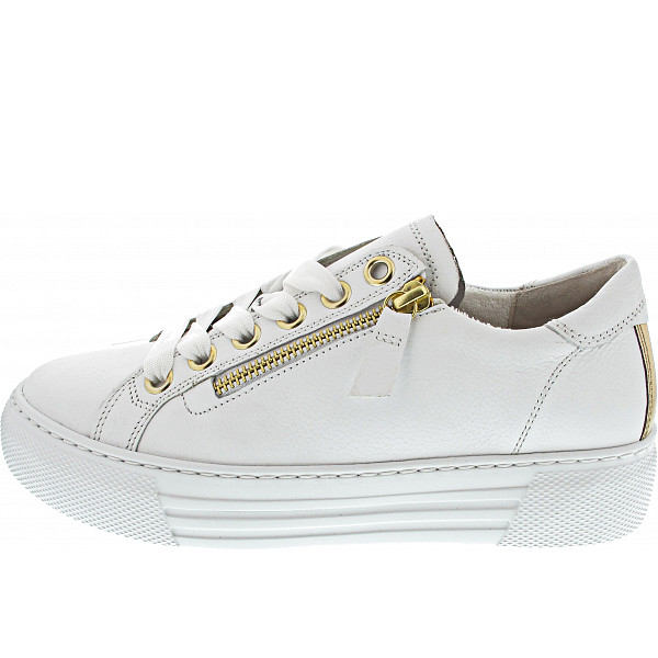 Gabor Comfort Sneaker weiss/platino(gold)