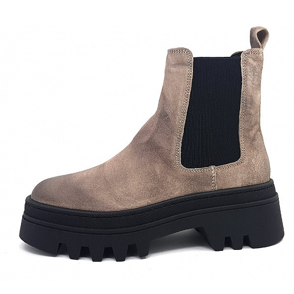 Apple of Eden Oild Suede Stiefel DK Taupe