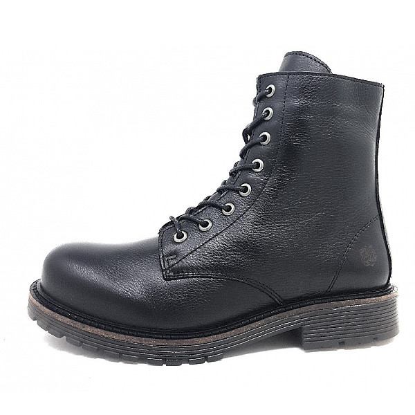 Apple of Eden Velvet Smooth Stiefelette Black