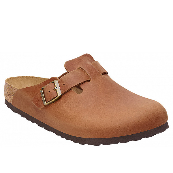 Birkenstock Boston Clogs Cognac