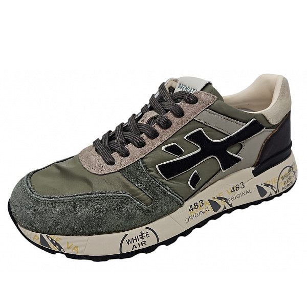 Premiata Primiata Sneaker grün beige