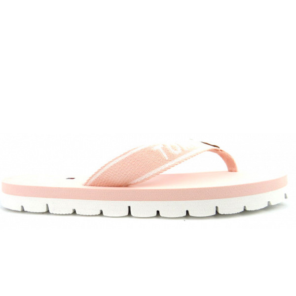 Tommy Hilfiger Sporty Flat Beach Sandal Zehensteg rose