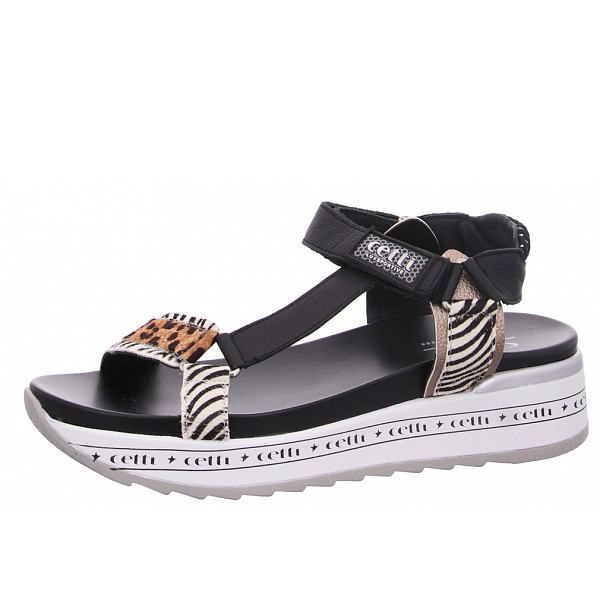 Cetti Sandalette zebra leo multi