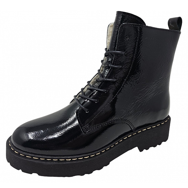 Palpa Schnürstiefel black teddy