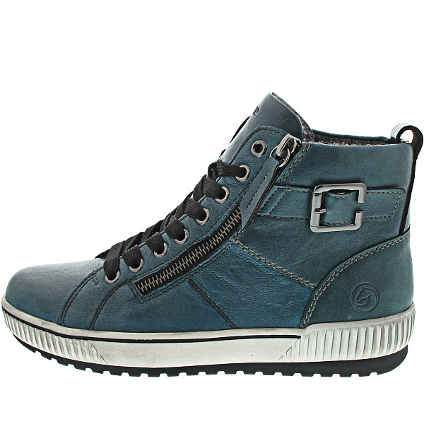 Remonte Schnürstiefel petrol/teal