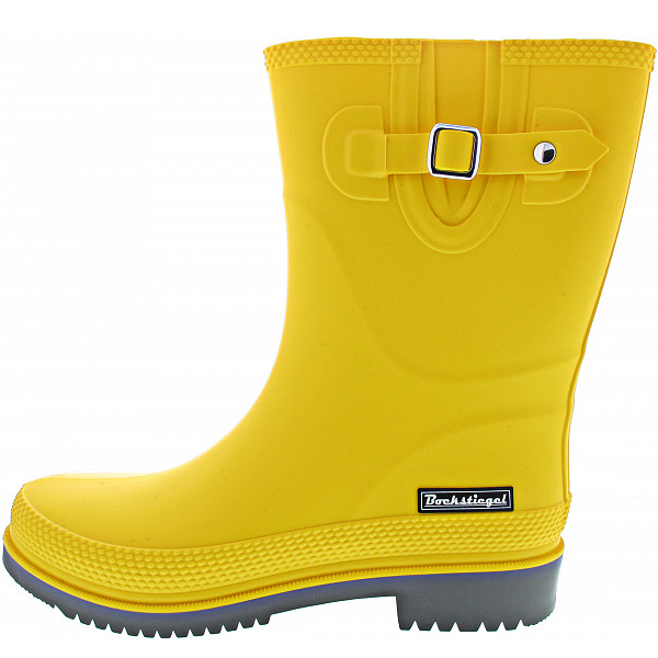 Bockstiegel Gummistiefel gelb-grau