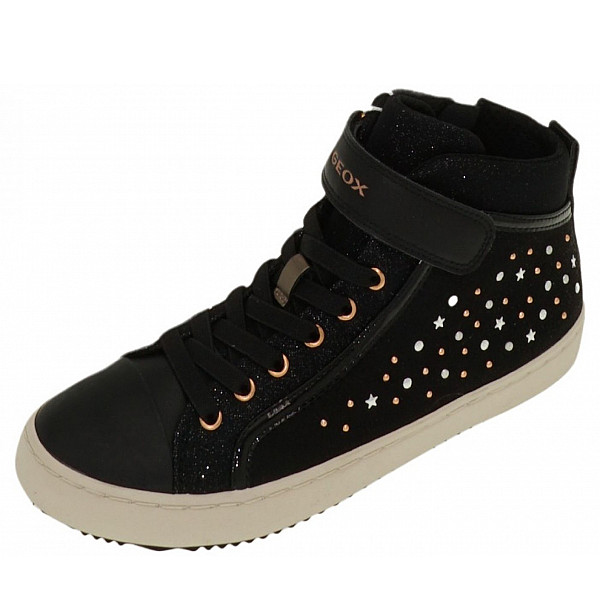 Geox J KALISPERA GIRL Schnürer BLACK