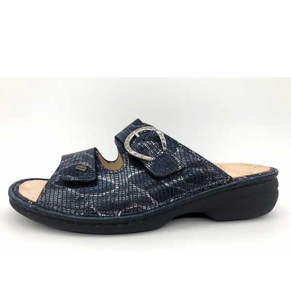 Finn Comfort mumbai/marine/teyus Pantolette blau dunkel