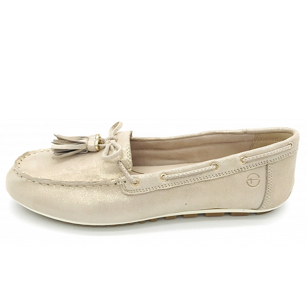 Tamaris slipper Mokassin beige