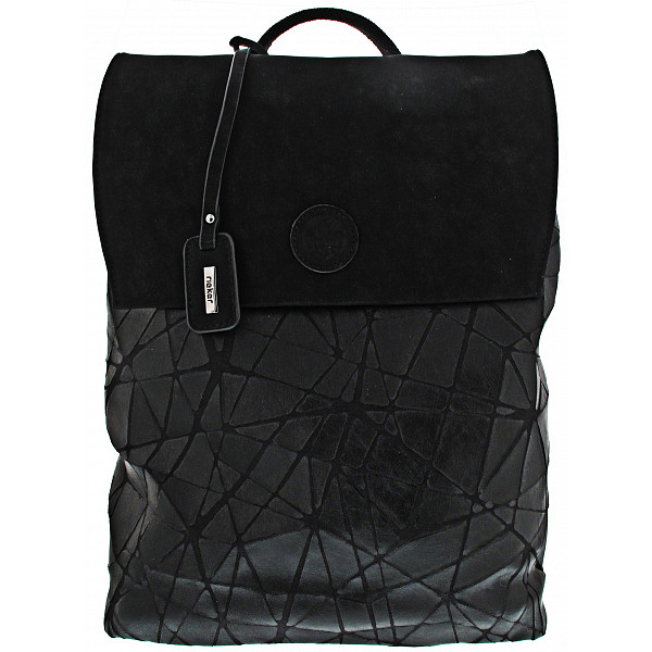 Rieker Rucksack schwarz/schwarz