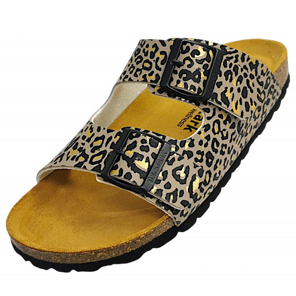 Dr. Stark Pantolette beige/leop 353/08