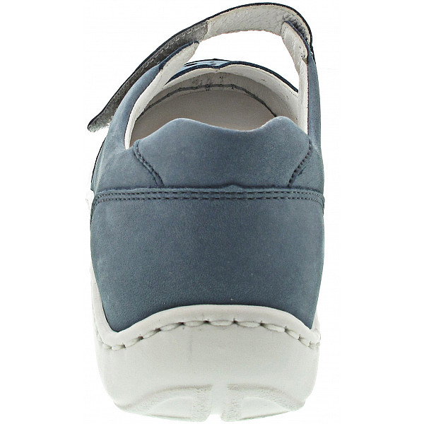 Ballerines Waldläufer Pour Femme - Cuir Véritable - Semelle De Massage Respirante - Noir - 2