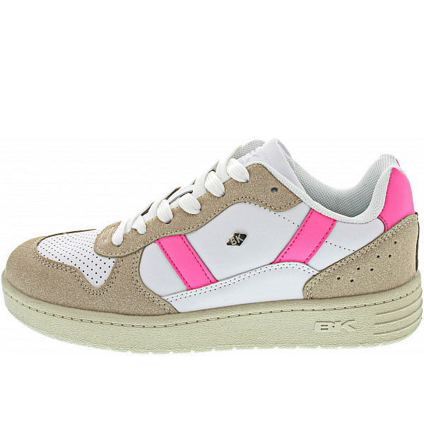 British Knights Raww Sneaker low wht-beige-neon pnk