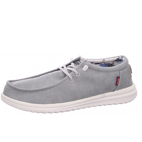 Fusion Slipper lt.grey washed canvas