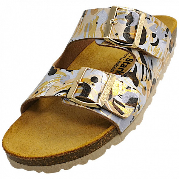 Dr. Stark Pantolette beige/gold/multi 353/06